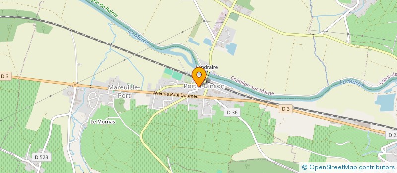 localisation de l'entreprise MADAME GEORGETTE RICHON  MAREUIL-LE-PORT