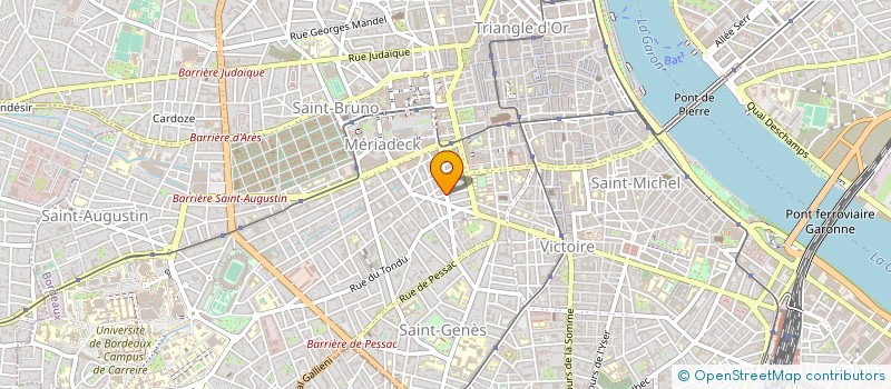 localisation de l'entreprise MADAME GEORGETTE RIVIERE à BORDEAUX