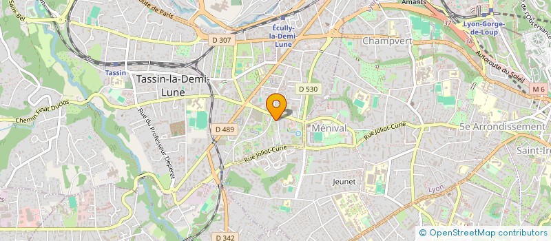 localisation de l'entreprise MADAME GEORGETTE RULLAN  TASSIN-LA-DEMI-LUNE