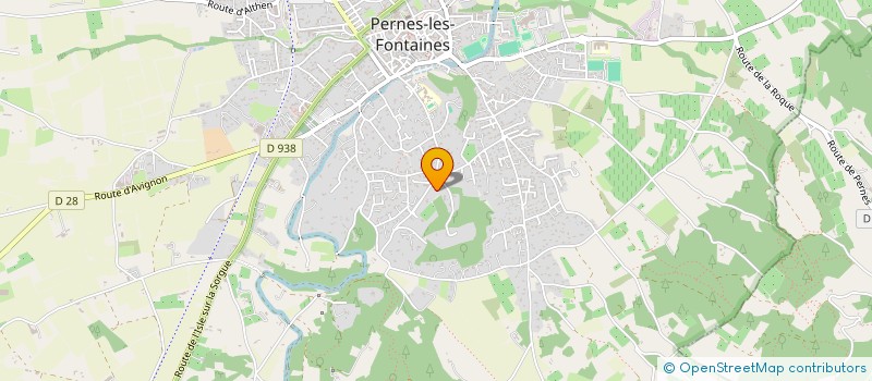 localisation de l'entreprise MADAME GEORGETTE SEROUL  PERNES-LES-FONTAINES