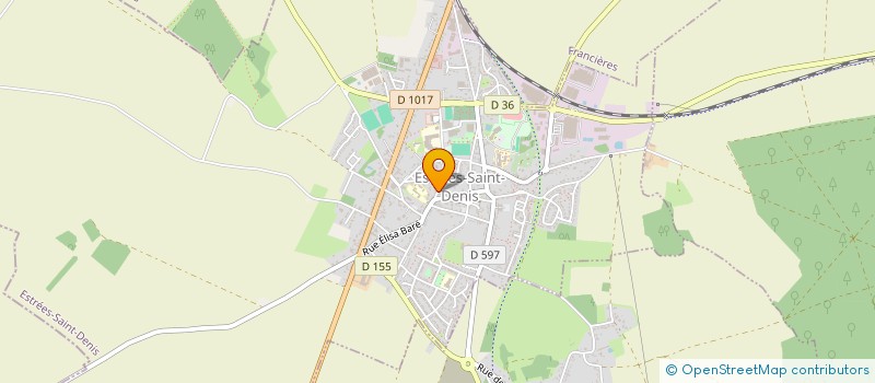 localisation de l'entreprise MADAME GEORGETTE SERVANT  ESTREES-SAINT-DENIS