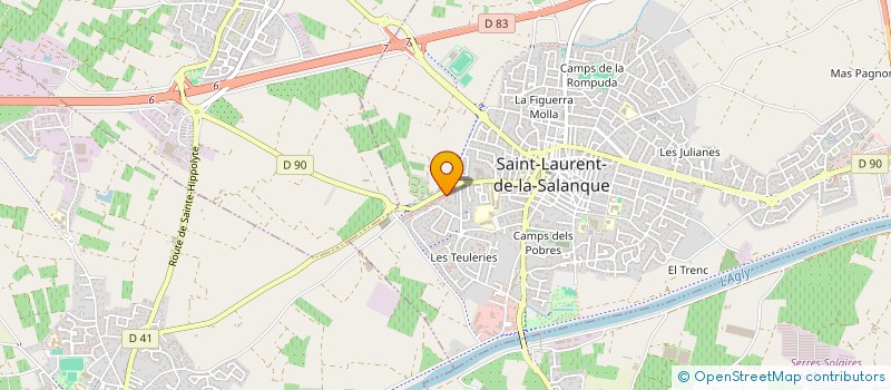 localisation de l'entreprise MADAME GEORGETTE SILLO DU POZZO  SAINT-LAURENT-DE-LA-SALANQUE