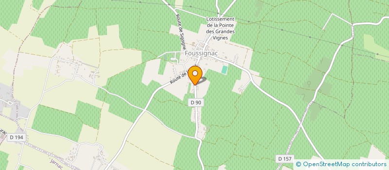 localisation de l'entreprise MADAME GEORGETTE SOURY à FOUSSIGNAC
