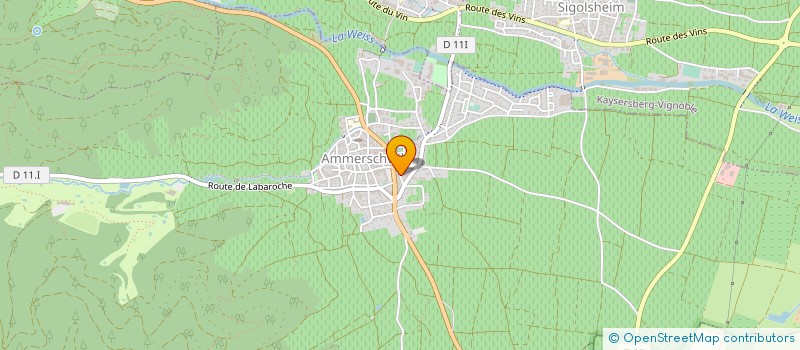 localisation de l'entreprise MADAME GEORGETTE STOERKEL  AMMERSCHWIHR