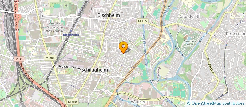 localisation de l'entreprise MADAME GEORGETTE STOLL  SCHILTIGHEIM