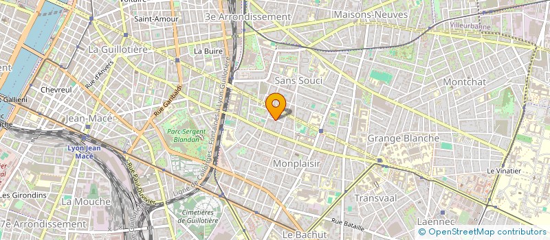 localisation de l'entreprise MADAME GEORGETTE TACHON à LYON