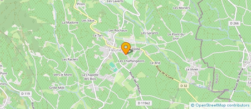 localisation de l'entreprise MADAME GEORGETTE THEVENET à FLEURIE