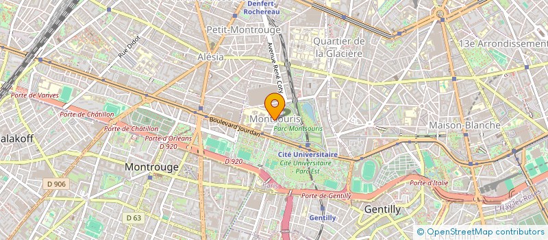 localisation de l'entreprise MADAME GEORGETTE TINJOD  PARIS