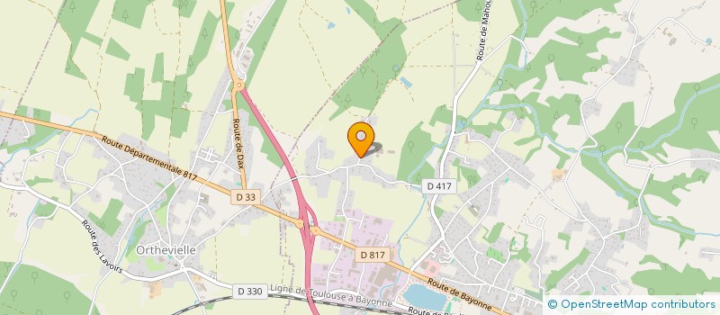 localisation de l'entreprise MADAME GEORGETTE TOULET  PEYREHORADE