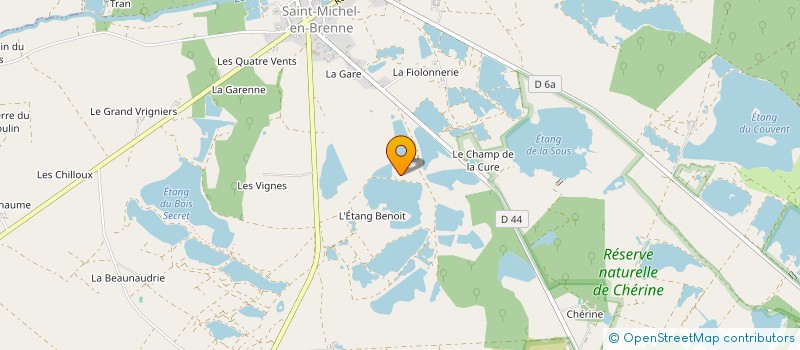 localisation de l'entreprise MADAME GEORGETTE TRANCHANT à SAINT-MICHEL-EN-BRENNE