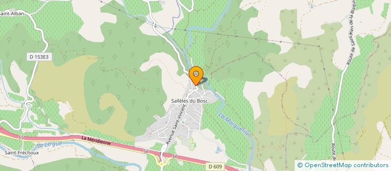 localisation de l'entreprise MADAME GEORGETTE VAILLE  LE BOSC