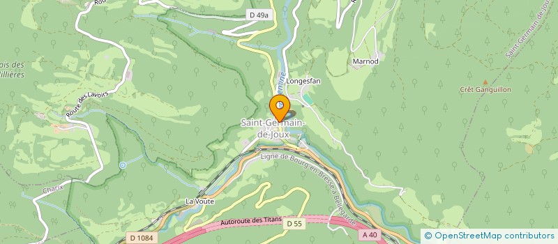 localisation de l'entreprise MADAME GEORGETTE VUAILLAT à LE POIZAT-LALLEYRIAT