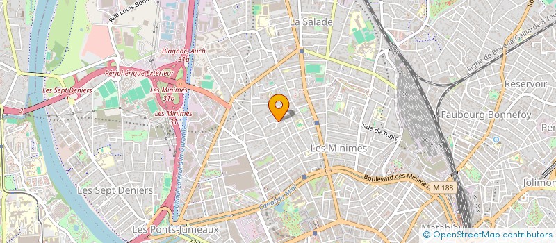 localisation de l'entreprise MADAME GEORGIA DUPLAT à TOULOUSE