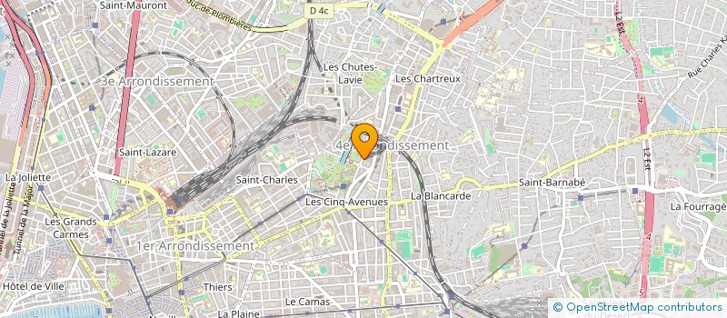 localisation de l'entreprise MADAME GEORGIA GALLERAND à MARSEILLE