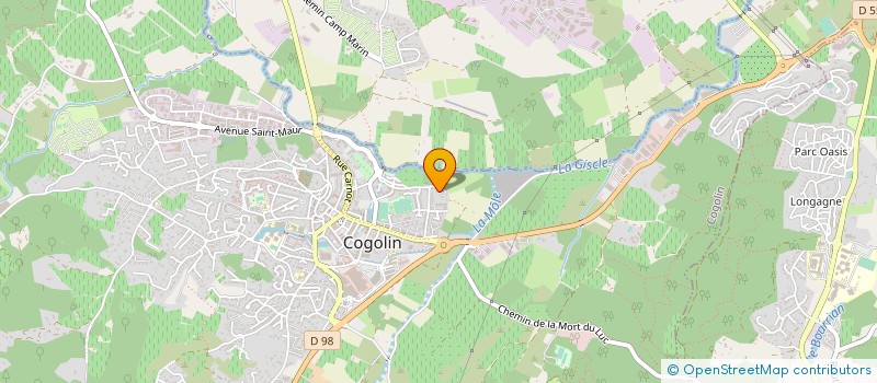 localisation de l'entreprise MADAME GEORGIA GANET  ROSCOFF