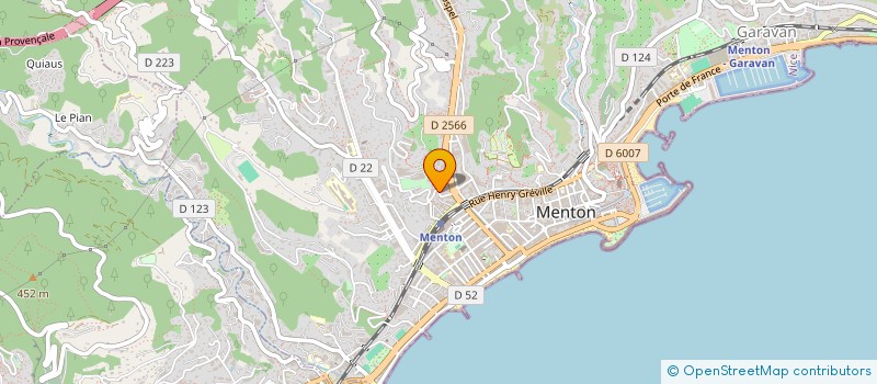 localisation de l'entreprise MADAME GEORGIA GILBERT à MENTON