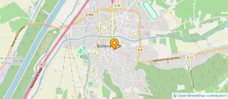 localisation de l'entreprise MADAME GEORGIA HENGEL  BOLLENE