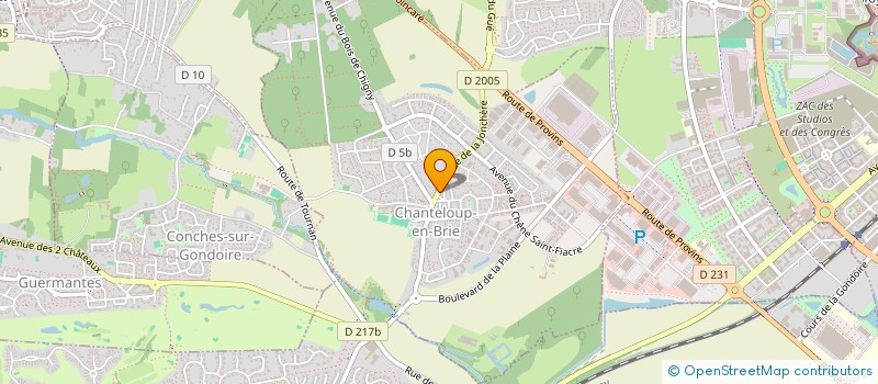 localisation de l'entreprise MADAME GEORGIA MUDIANGOMBE  CHANTELOUP-EN-BRIE