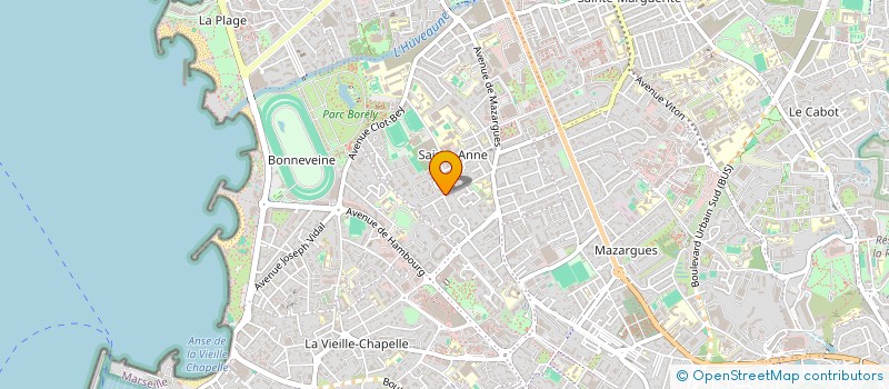 localisation de l'entreprise MADAME GEORGIA TETELBOM à MARSEILLE