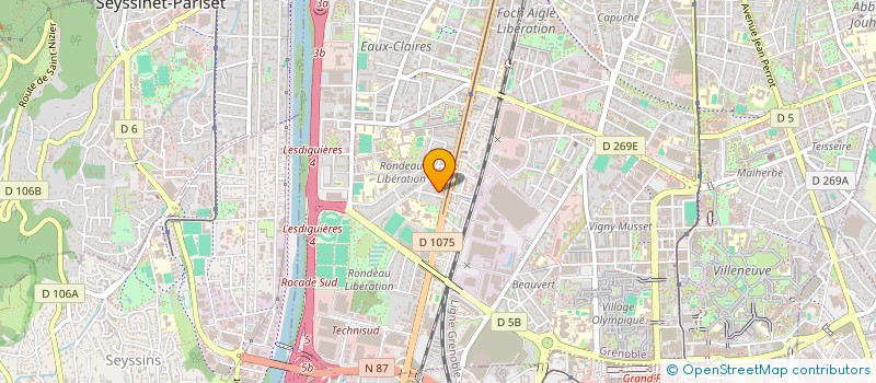 localisation de l'entreprise MADAME GEORGIANA DIMA à GRENOBLE