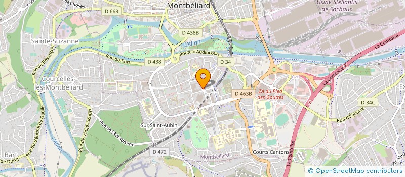 localisation de l'entreprise MADAME GEORGIANA EFTIMIE à MONTBELIARD