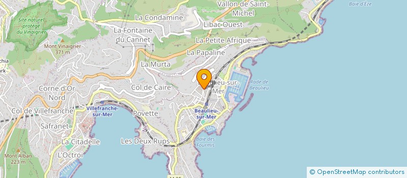 localisation de l'entreprise MADAME GEORGIANA MARIN  BEAULIEU-SUR-MER