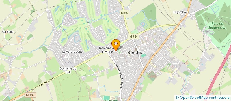 localisation de l'entreprise MADAME GEORGIANA PARFENI  BONDUES