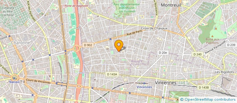 localisation de l'entreprise MADAME GEORGIANA SAVUTA à MONTREUIL