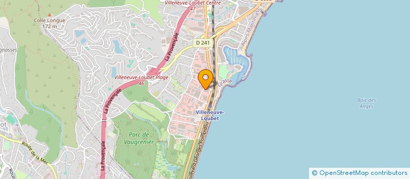 localisation de l'entreprise MADAME GEORGIANA SOARE à VILLENEUVE-LOUBET