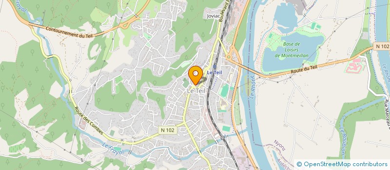 localisation de l'entreprise MADAME GEORGIANA ZAMFIRACHE  LE TEIL