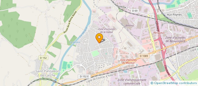 localisation de l'entreprise MADAME GEORGIE BLIN  SAINT-PANTALEON-DE-LARCHE