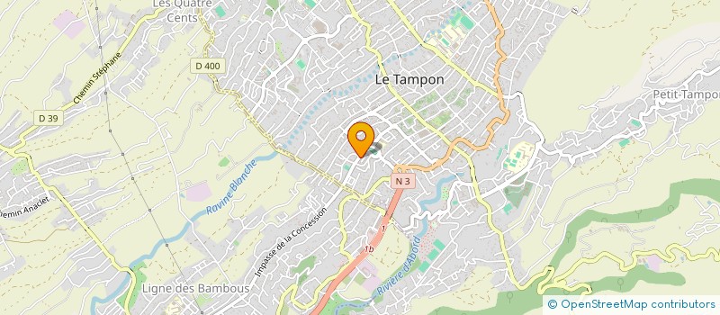 localisation de l'entreprise MADAME GEORGIE GOVINDASSAMY  LE TAMPON