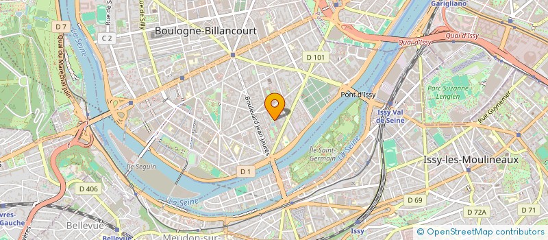 localisation de l'entreprise MADAME GEORGINA ABI SEJAAN à BOULOGNE-BILLANCOURT