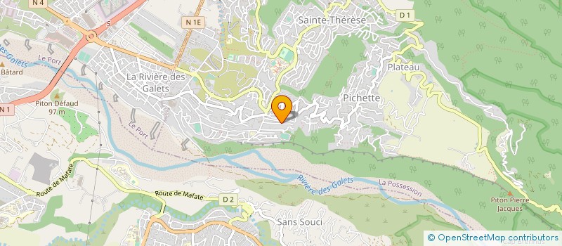 localisation de l'entreprise MADAME GEORGINA ASSANI  LA POSSESSION