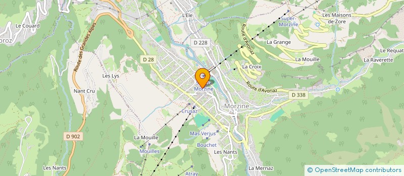 localisation de l'entreprise MADAME GEORGINA CORDY à MORZINE