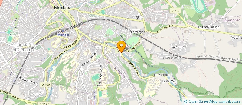 localisation de l'entreprise MADAME GEORGINA FATIN  MORLAIX