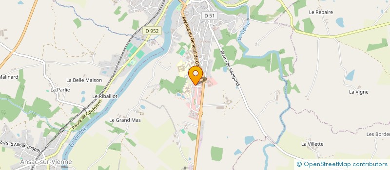 localisation de l'entreprise MADAME GEORGINA GOWLAND  CONFOLENS