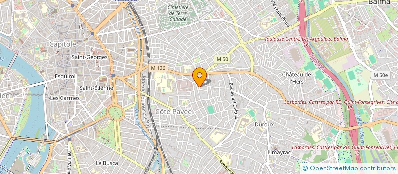 localisation de l'entreprise MADAME GEORGINA GRIFFITHS à TOULOUSE