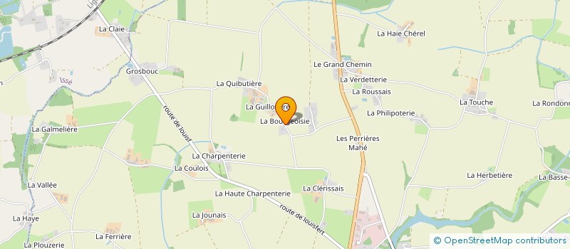 localisation de l'entreprise MADAME GEORGINA LOIZEIL  LA MEILLERAYE-DE-BRETAGNE