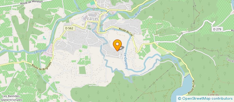 localisation de l'entreprise MADAME GEORGINA MUDDITT  CARCES