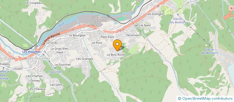 localisation de l'entreprise MADAME GEORGINA PHILLIPS  LES HOUCHES