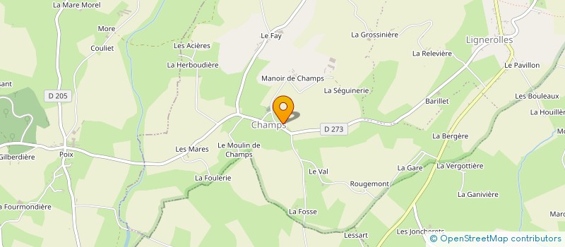 localisation de l'entreprise MADAME GEORGINA VIELJEUX à TOUROUVRE AU PERCHE