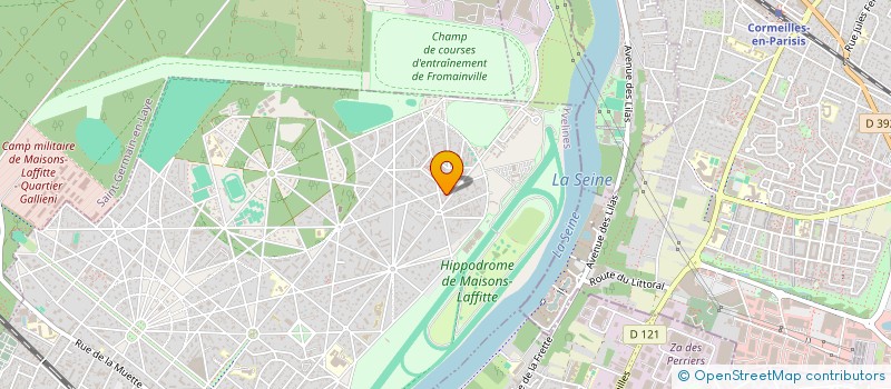 localisation de l'entreprise MADAME GEORGINA YOUSSEF  MAISONS-LAFFITTE