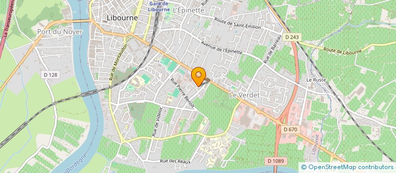 localisation de l'entreprise MADAME GEORGINE BARA à LIBOURNE