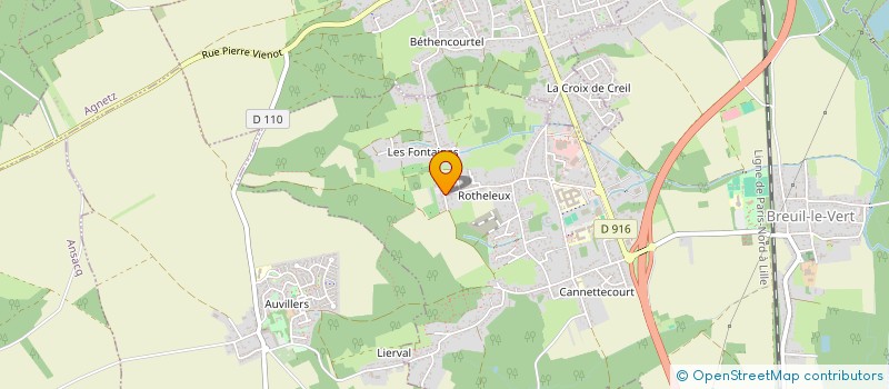 localisation de l'entreprise MADAME GEORGINE COQUELLE  BREUIL-LE-VERT