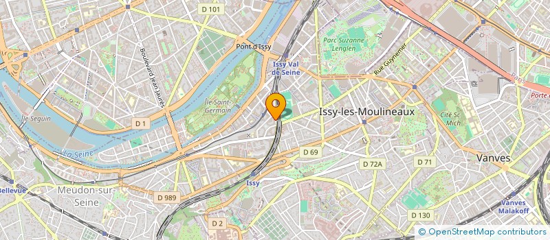 localisation de l'entreprise MADAME GEORGINE DECHELETTE à ISSY-LES-MOULINEAUX