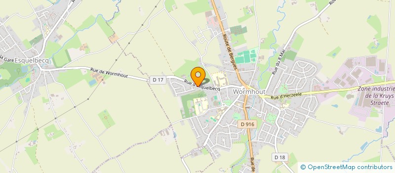 localisation de l'entreprise MADAME GEORGINE DUMONT  WORMHOUT