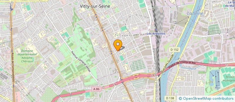 localisation de l'entreprise MADAME GEOVANA RODRIGUES ESTEVAM DE ALMEIDA à VITRY-SUR-SEINE