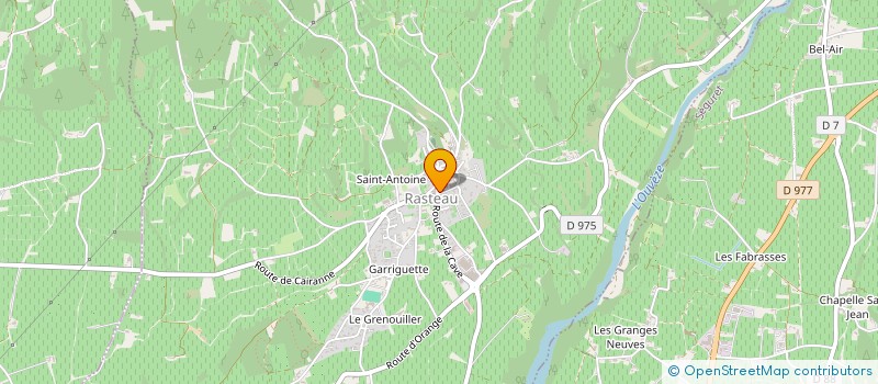 localisation de l'entreprise MADAME GERA RASENDRASOA  RASTEAU