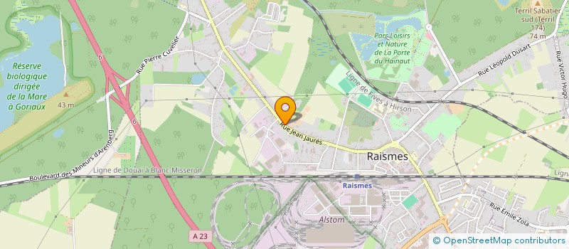 localisation de l'entreprise MADAME GERALDINE ADAM  RAISMES